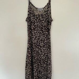 Animal Print Mini Dress
